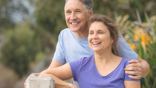 smiling couple